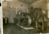 Chester Ziegenbein in Engine Room of Sawmill Circa 1914